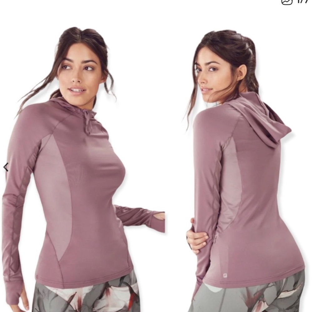 Fabletics Alecia Pullover Hooded Lightweight Athletic Top Size S
